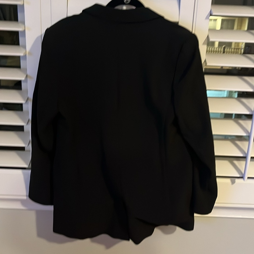 Amazon The Drop Black Single Button Long Blazer L… - image 4